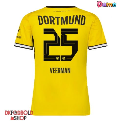 Borussia Dortmund Joey Veerman #25 Hjemmebanetrøje Dame 2026-27 Kort ærmer